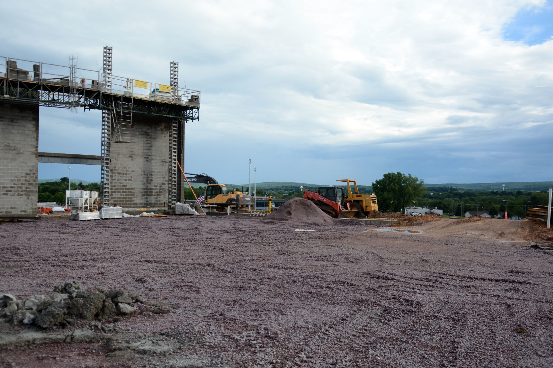 Baraboo middle school construction tour, June 23, 2020